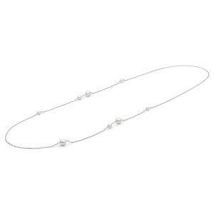 Colier lung argint cu perle naturale 95 cm DiAmanti SK22506N_W-G (Argint 925‰ 4,15 g.)